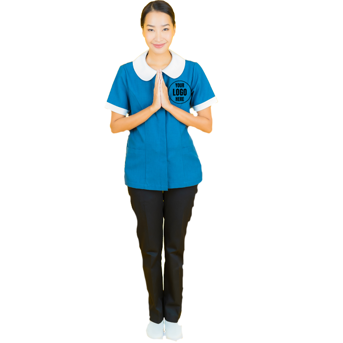 Blue Top For Daycare Staff Uniform