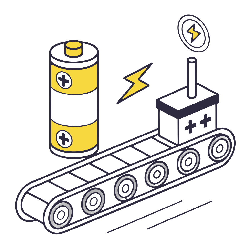 Lithium-ion battery cell production